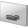 Кнопка CERSANIT ACTIS для LINK PRO/VECTOR/LINK/HI-TEC стекло белый P-BU-ACT/Whg/Gl