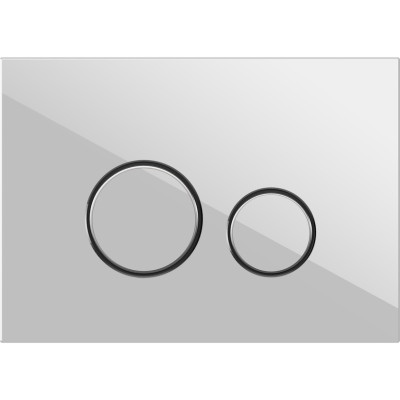 Кнопка CERSANIT TWINS для LINK PRO/VECTOR/LINK/HI-TEC стекло белый