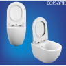 Комплект CERSANIT BRASKO SMART DPL EO slim инсталляция AQUA 40 SMART M кнопка ESTETICA пластик белый LP 69334