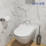 Комплект CERSANIT BRASKO SMART DPL EO slim инсталляция AQUA 40 SMART M кнопка TWINS пластик хром глянцевый LP 69318
