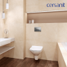 Комплект CERSANIT CARINA XL DPL EO slim инсталляция AQUA 40 SMART M кнопка CORNER пластик пластик хром 69310