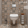 Комплект CERSANIT ITY CO DPL EO slim инсталляция AQUA 40 SMART M кнопка ESTETICA пластик белый с рамкой хром 69313