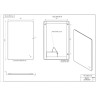 Зеркало CERSANIT ECLIPSE FUSION 80x120 с подсветкой прямоугольное 64815