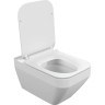 Подвесной унитаз CERSANIT CREA SQUARE CLEAN ON DPL EO SLIM 63115